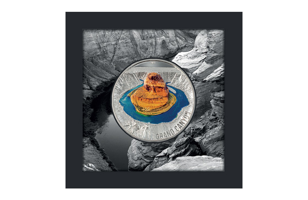 Buy 3 oz Silver 7 Natural Wonders Grand Canyon Coin (2021), image 4