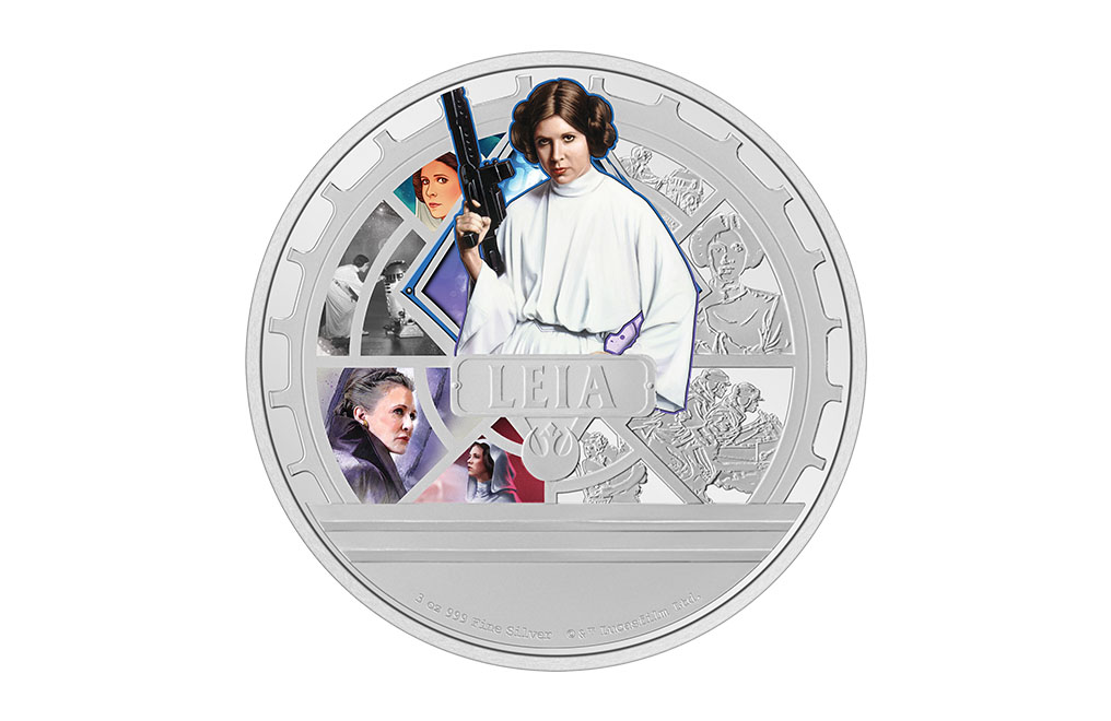 Buy 3 oz Silver Princess Leia Organa™ Coin (2023), image 0