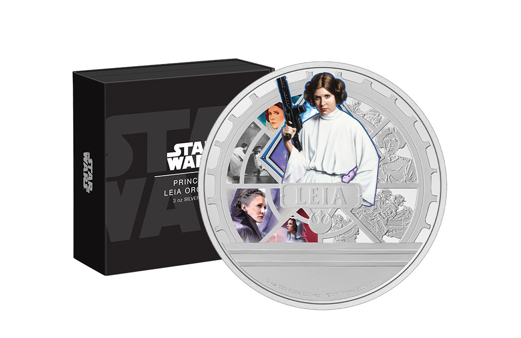 Buy 3 oz Silver Princess Leia Organa™ Coin (2023), image 2
