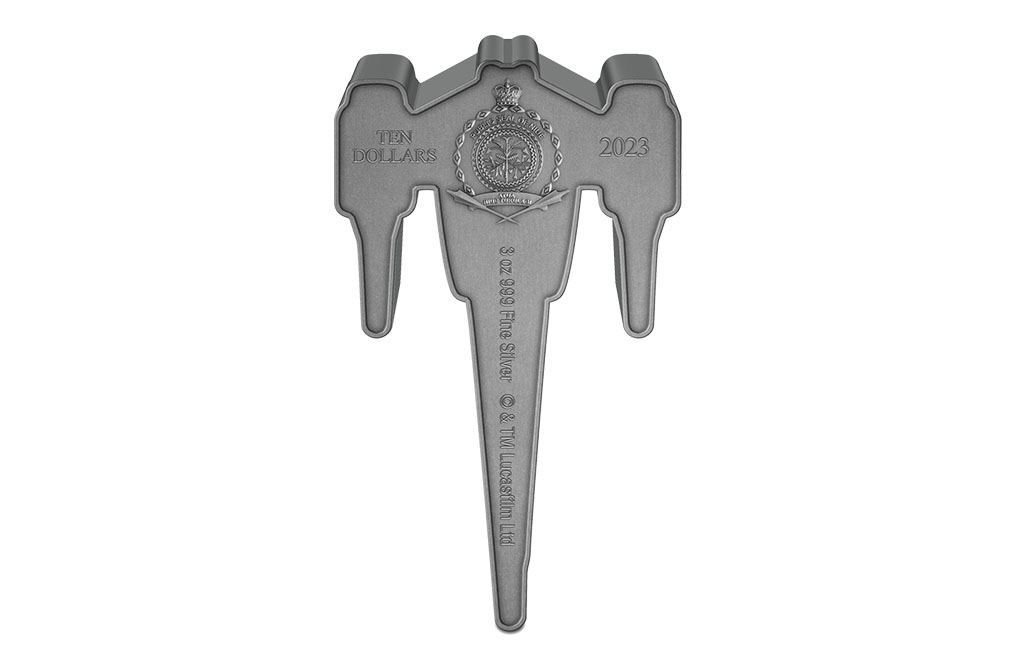 Buy 3 oz Silver The Mandalorian™ N-1 Starfighter™ Coin (2023), image 3