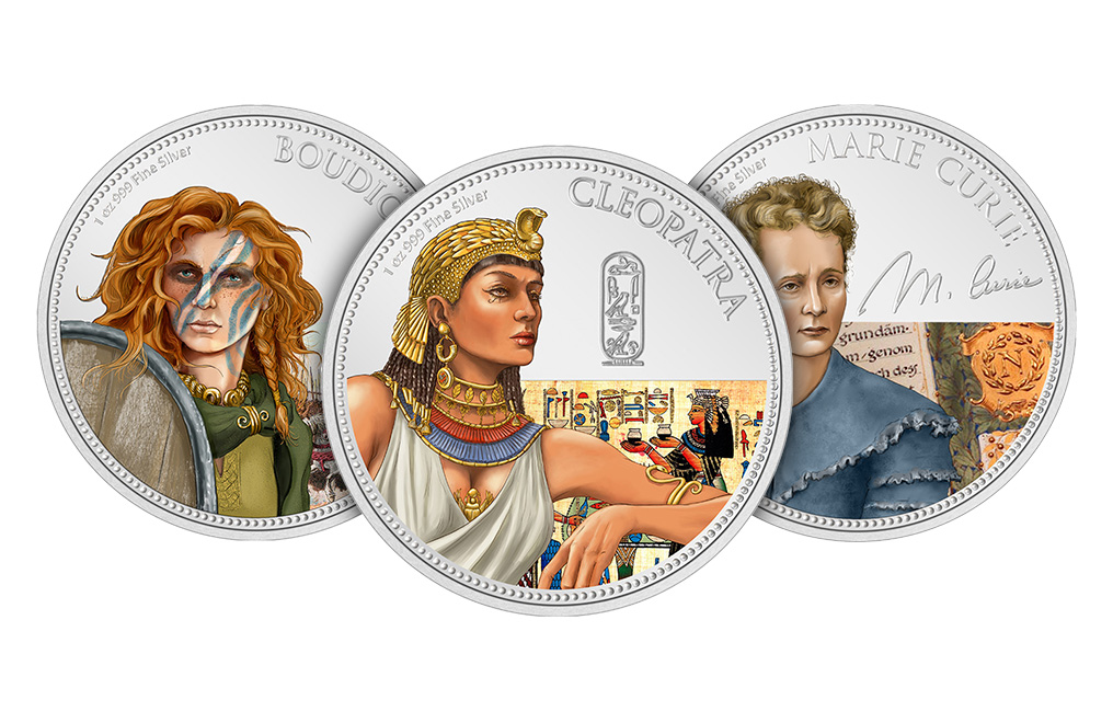 Buy 3 oz Silver Women In History Coin Bundle (3 pcs), image 2