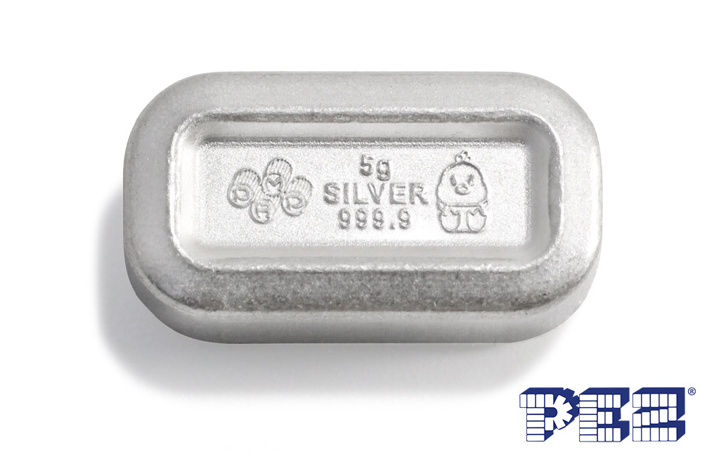 30g Silver PEZ Wafers & Chick Dispenser , image 3