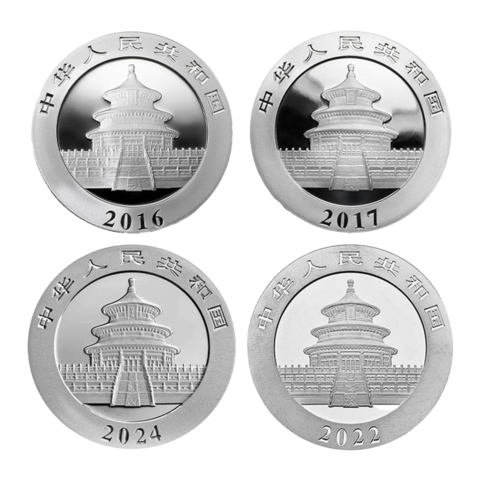 30 gr Silver Panda Coins, image 1