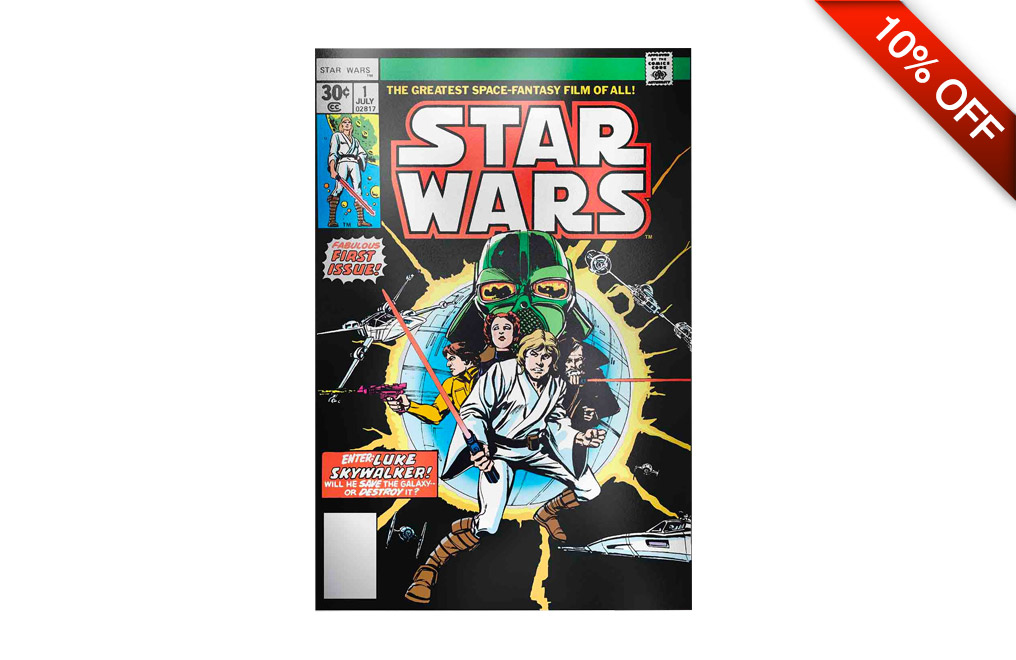 Buy 35 g Premium Silver Foil .999-Star Wars Comics #1, image 0