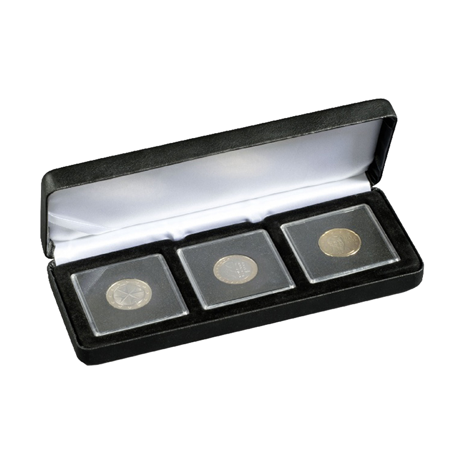 3x QUADRUM Capsule NOBILE Coin Box, image 0