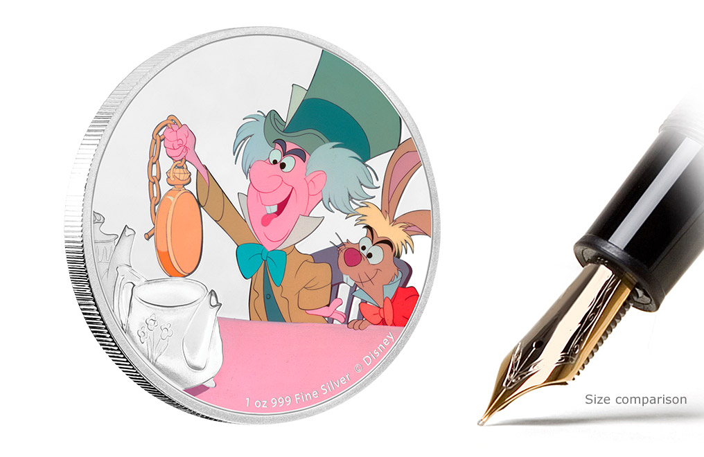Buy 4 x 1 oz Silver Coin Set - Alice in Wonderland, image 3