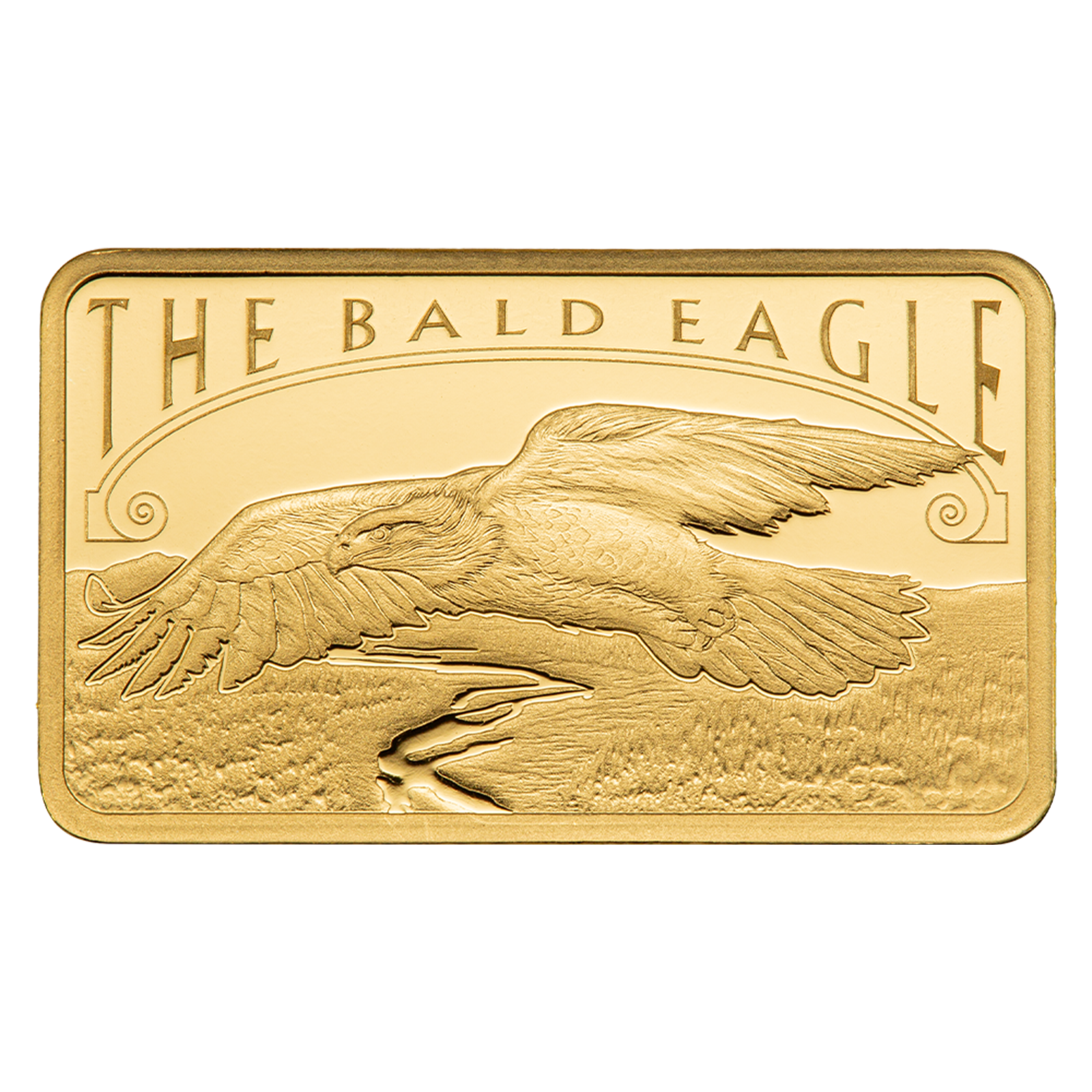 Buy 5 g Gold America the Free Bald Eagle Bar, image 2