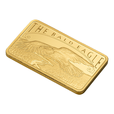 Buy 5 g Gold America the Free Bald Eagle Bar, image 4