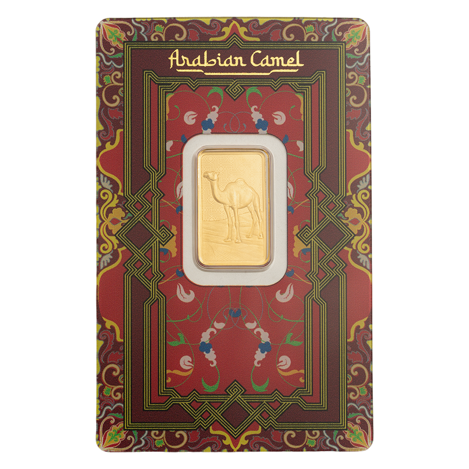 Buy 5 g Gold Arabian Camel Bar with pendant frame {Canada Shipping week of July 13th], image 0