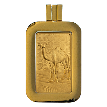 Buy 5 g Gold Arabian Camel Bar with pendant frame {Canada Shipping week of July 13th], image 1