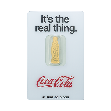 5 g Gold Coca-Cola® 140th Anniversary Coin {CAN: Shipping Week of August 24th}