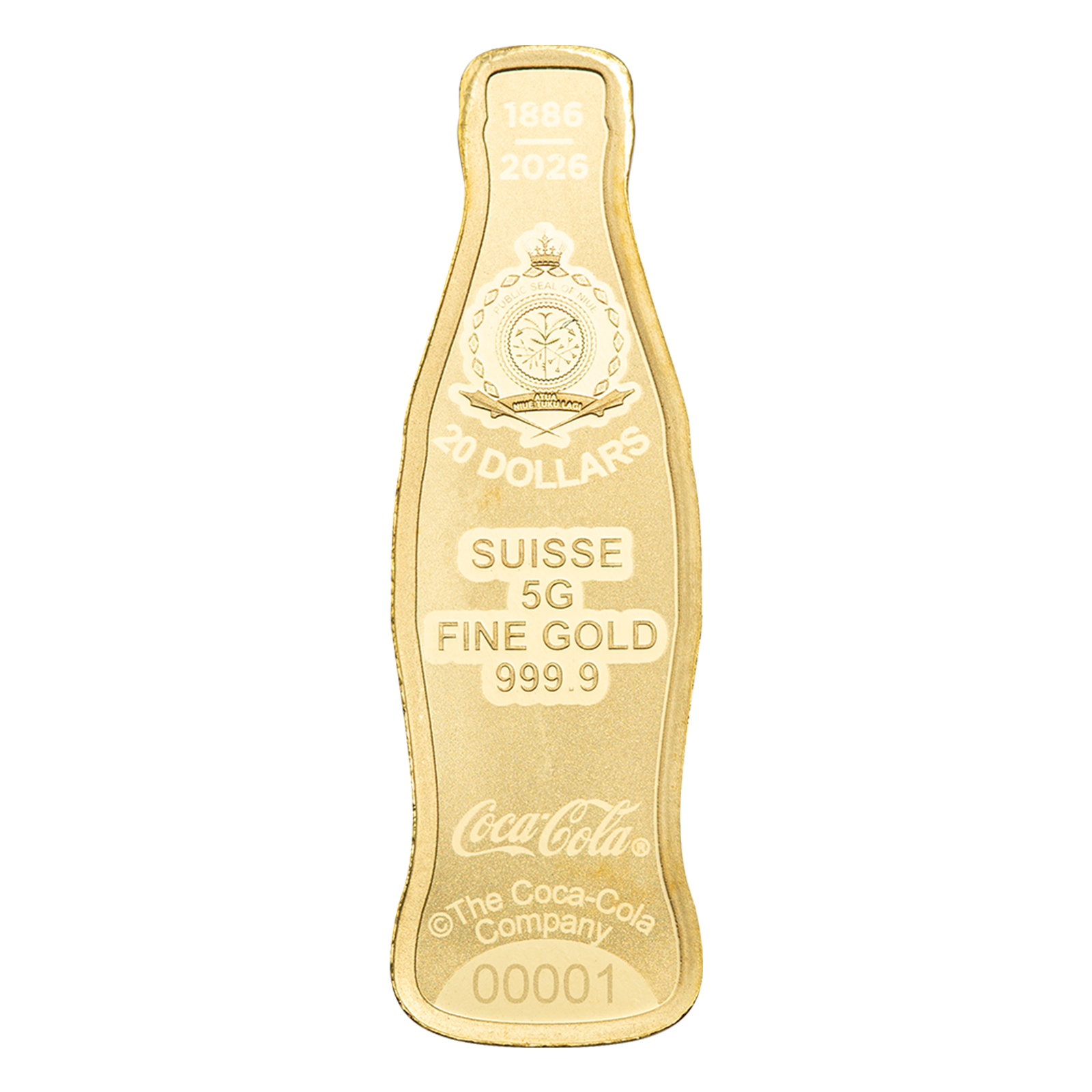 Buy 5 g Gold Coca-Cola® 140th Anniversary Coin {CAN: Shipping the Week of August 24th}, image 3