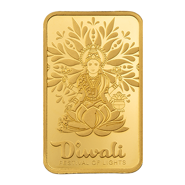Buy 5 g Gold Diwali Lakshmi and Sacred Cow Bar (2026), image 2