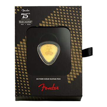 5 g Gold Fender Telecaster 75th Anniversary Legal Tender Pick (2026)