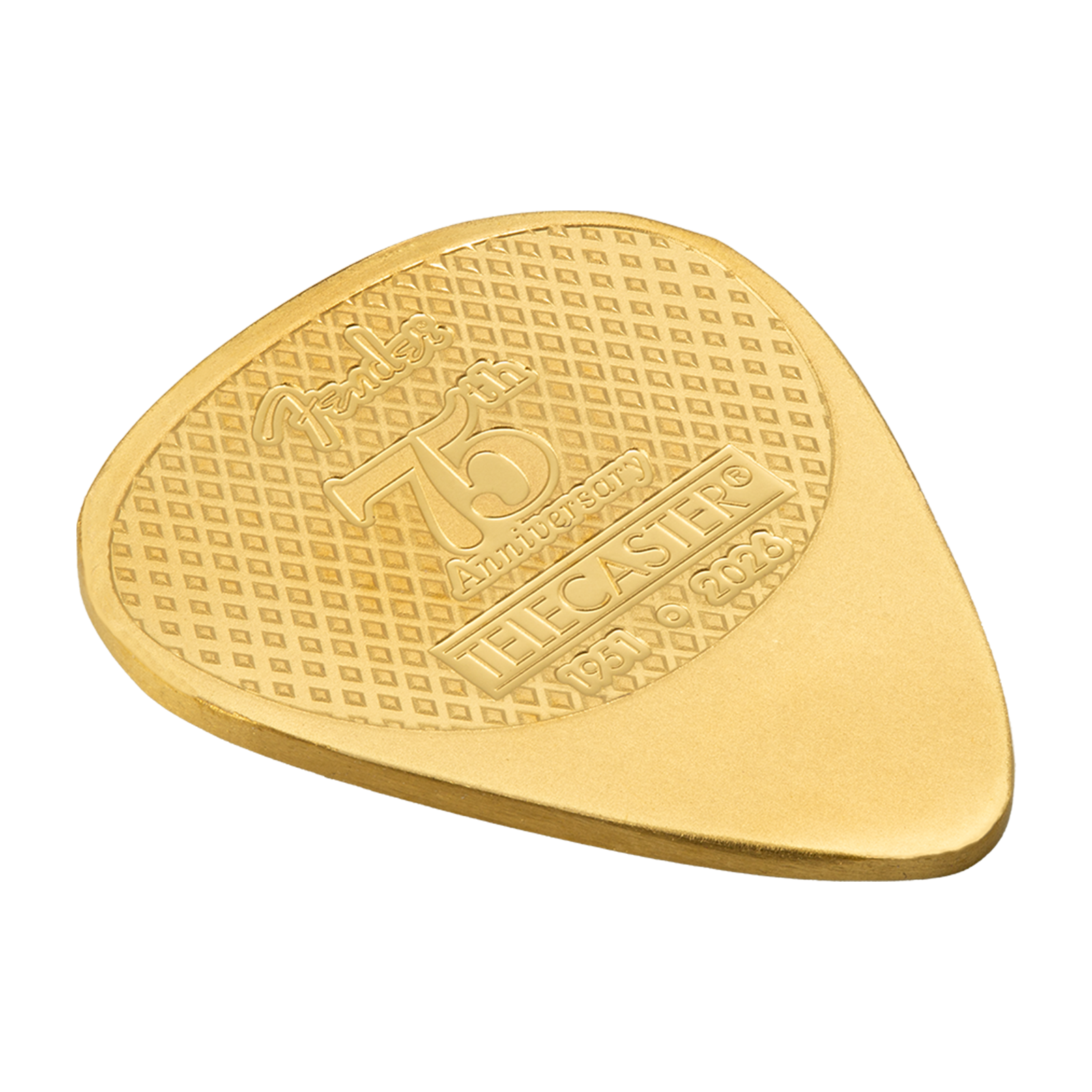 Buy 5 g Gold Fender Telecaster 75th Anniversary Legal Tender Pick 2026, image 3