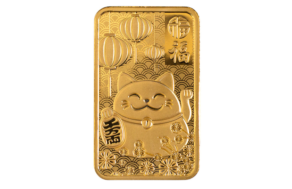 Buy 5 g Gold Good Luck Bar (2023), image 0