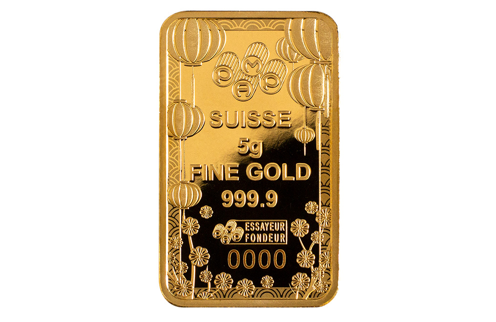 Buy 5 g Gold Good Luck Bar (2023), image 1