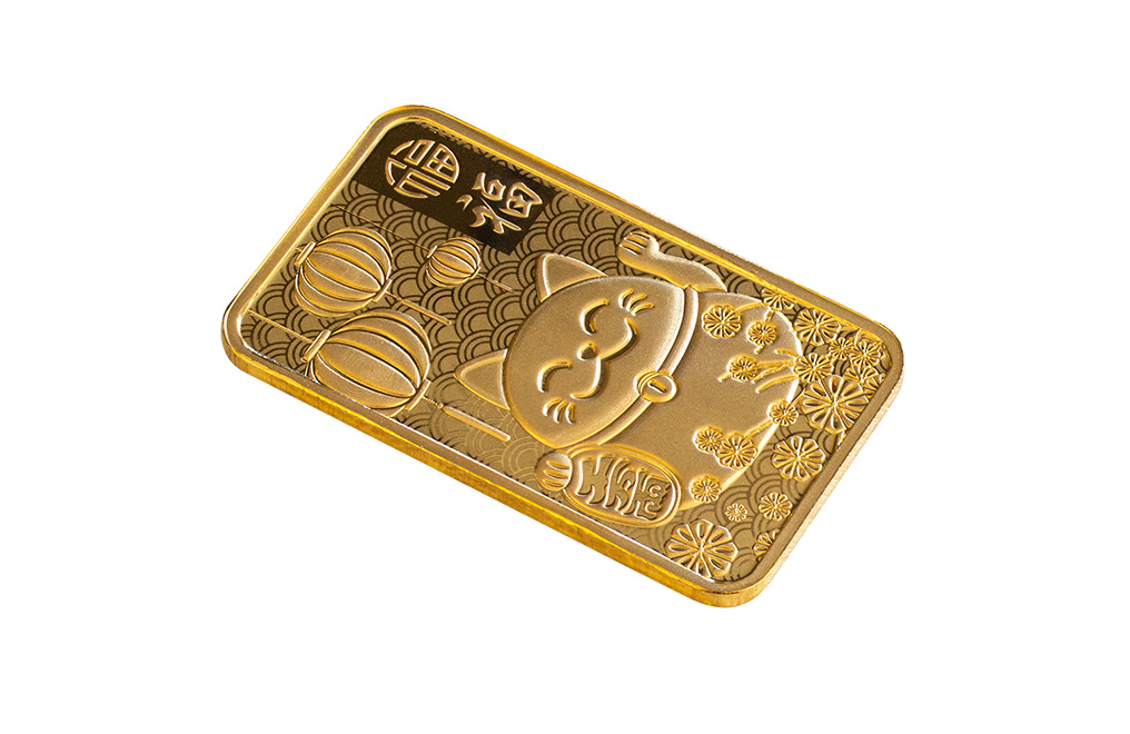 Buy 5 g Gold Good Luck Bar (2023), image 3