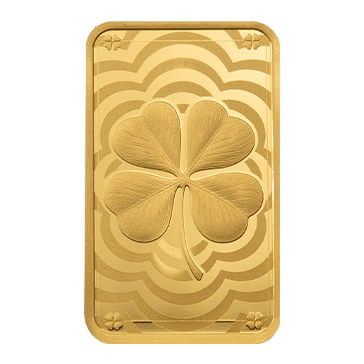 Buy 5 g Gold Good Luck Four-Leaf Clover Bar (2026), image 2