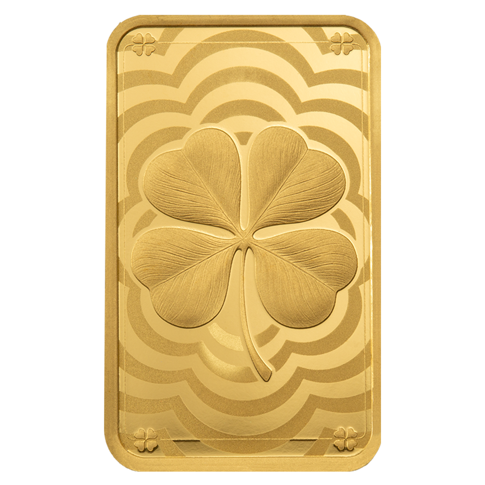 Buy 5 g Gold Good Luck Four-Leaf Clover Bar (2026), image 2