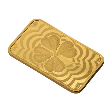 Buy 5 g Gold Good Luck Four-Leaf Clover Bar (2026), image 4
