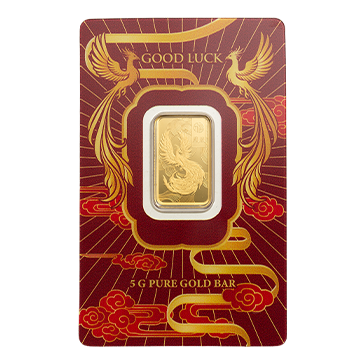 5 g Gold Good Luck Phoenix Bar (2026) {CAN: Shipping week of August 24th}