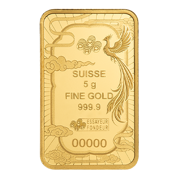 Buy 5 g Gold Good Luck Phoenix Bar (2026) {CAN: Shipping week of August 24th}, image 3