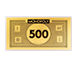 Buy 5 g Gold Monopoly Replica Currency Note, image 0