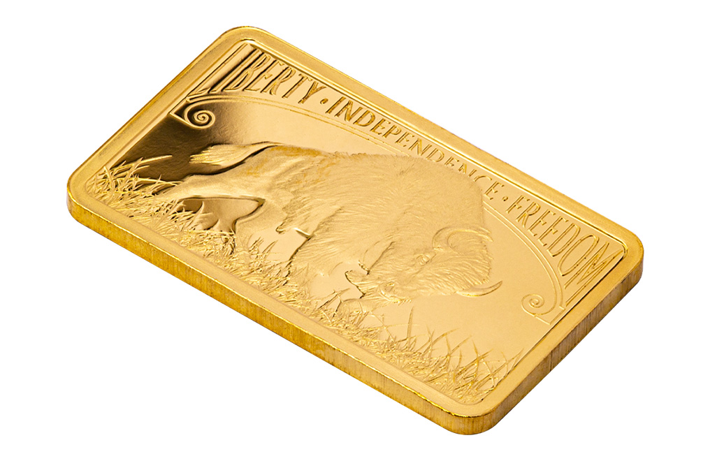 Buy 5 g Gold PAMP America the Free Buffalo Bar, image 4