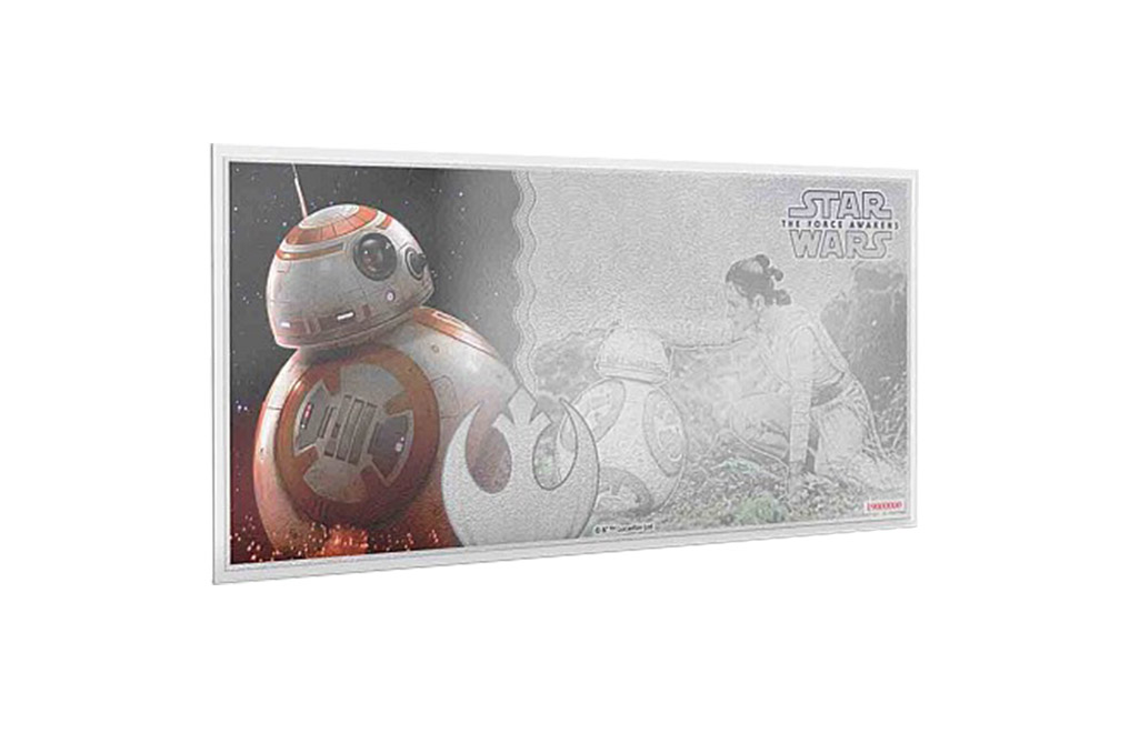 Buy 5 g Silver Coin Note .999 -Star Wars:The Force Awakens- BB-8, image 0