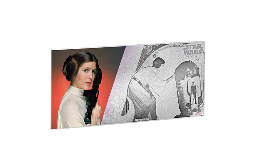 Buy 5 g Silver Coin Note .999 - Star Wars - Princess Leia, image 0