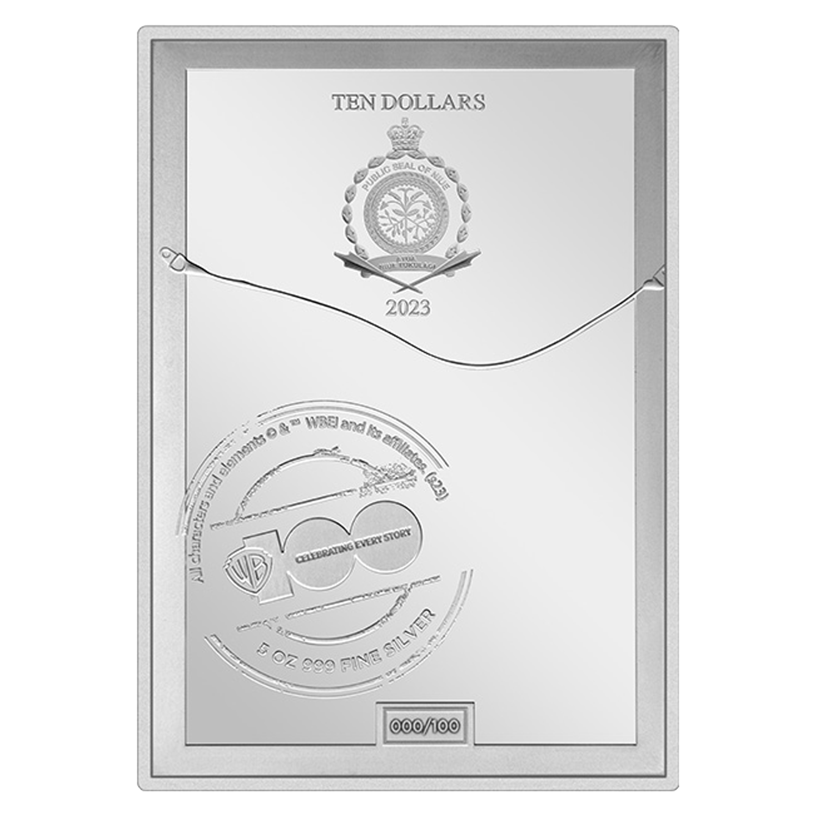 Buy 5 oz Silver Art of the 100 Cool Hand Luke Coin (2023), image 1