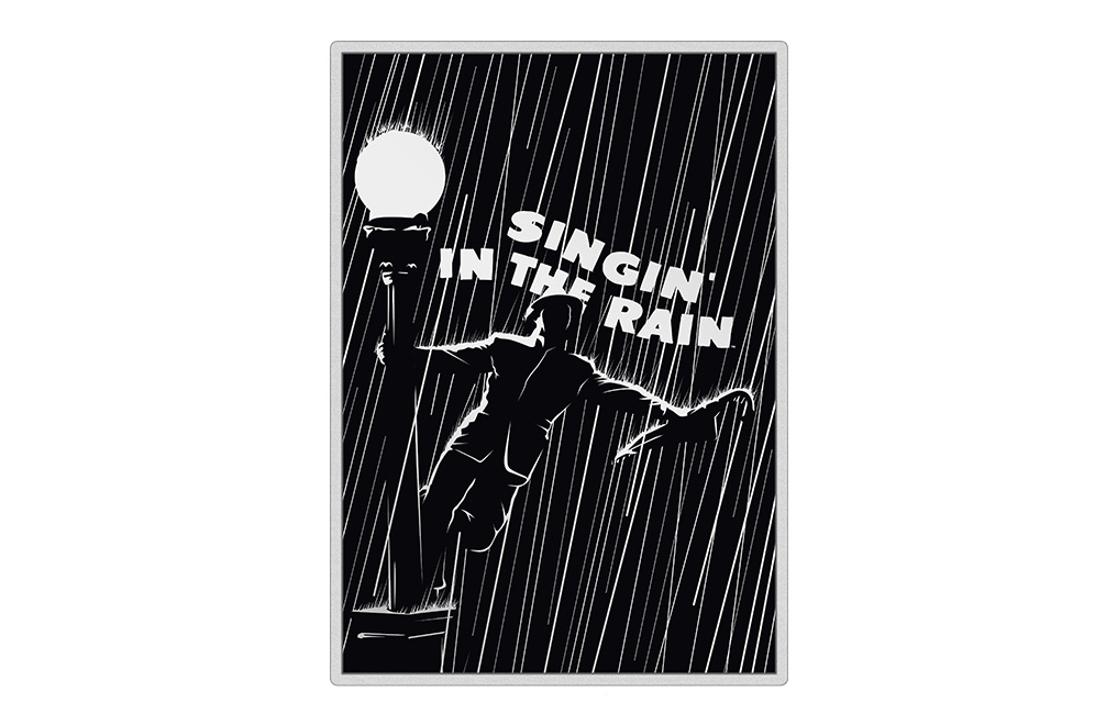 Buy 5 oz Silver Art of the100th Singin' in the Rain Coin (2023), image 0