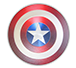 Buy 5 oz Silver Marvel Captain America Shield Coin (2023), image 0