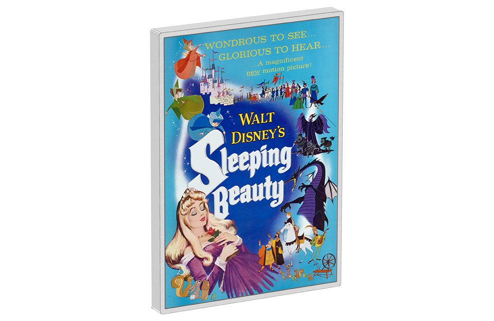 Buy 5 oz Silver Disney Poster Sleeping Beauty (2024), image 2
