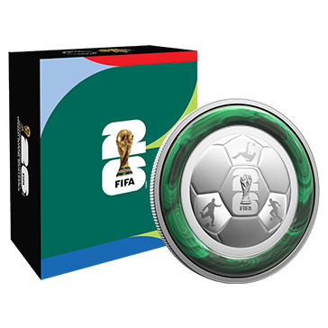 5 oz Silver FIFA WORLD CUP™ 2026: THE TROPHY Coin{US Shipping week of July 6}
