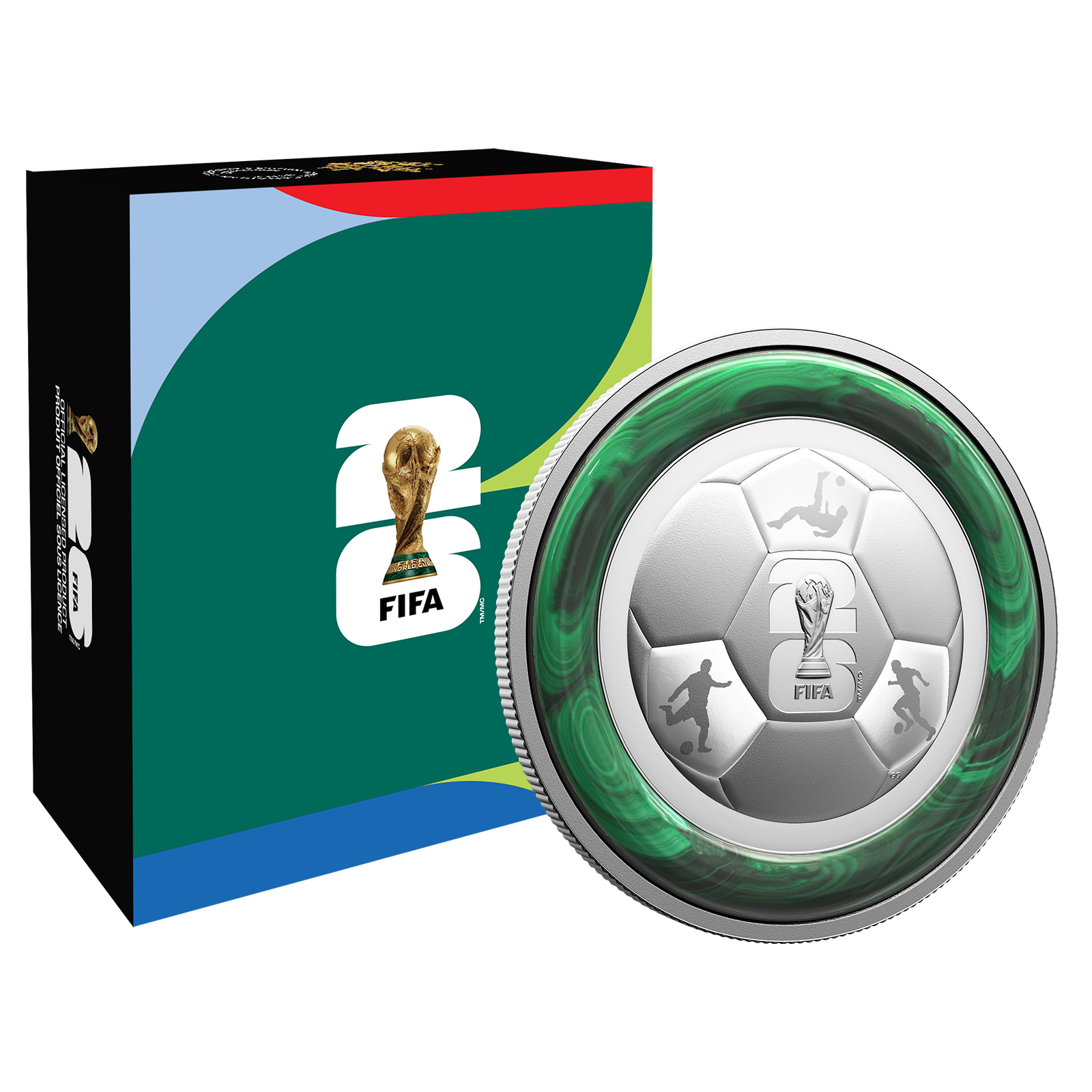 Buy 5 oz Silver FIFA World Cup 2026™: THE TROPHY Coin {US Shipping week of July 6}, image 0