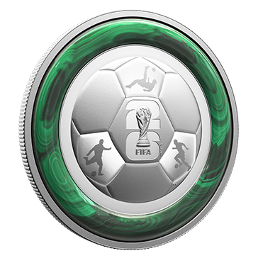 Buy 5 oz Silver FIFA World Cup 2026™: THE TROPHY Coin {US Shipping week of July 6}, image 1