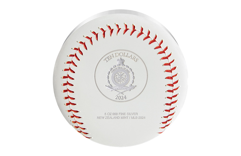 Buy 5 oz Silver MLB Logos Coin (2024), image 1