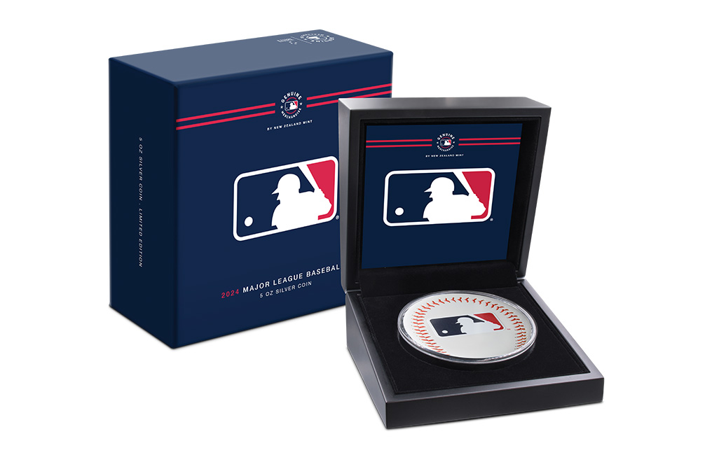 Buy 5 oz Silver MLB Logos Coin (2024), image 3