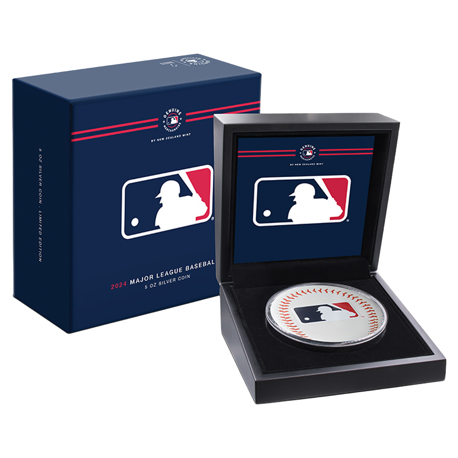 Buy 5 oz Silver MLB Logos Coin (2024), image 3