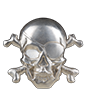 5 oz Silver Treasure Island Skull Coin (2022)