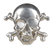 Buy 5 oz Silver Treasure Island Skull Coin (2022), image 0