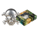 Buy 5 oz Silver Treasure Island Skull Coin (2022), image 2