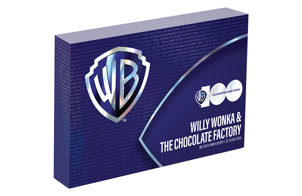 Buy 5 oz Silver Art of the 100th Willy Wonka Coin (2023), image 4