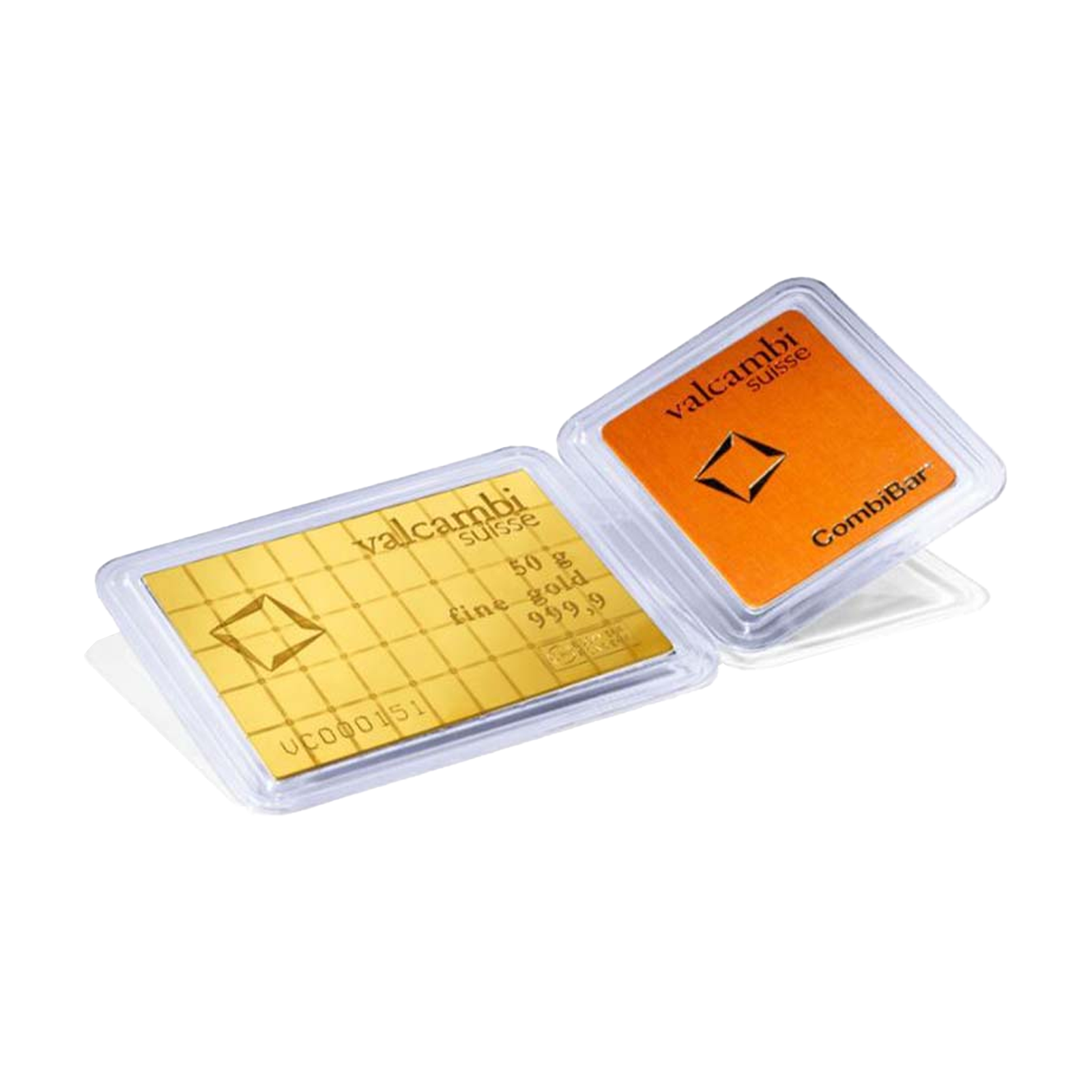 50 x 1g Gold CombiBar™ - Valcambi Suisse (w/ assay), image 2