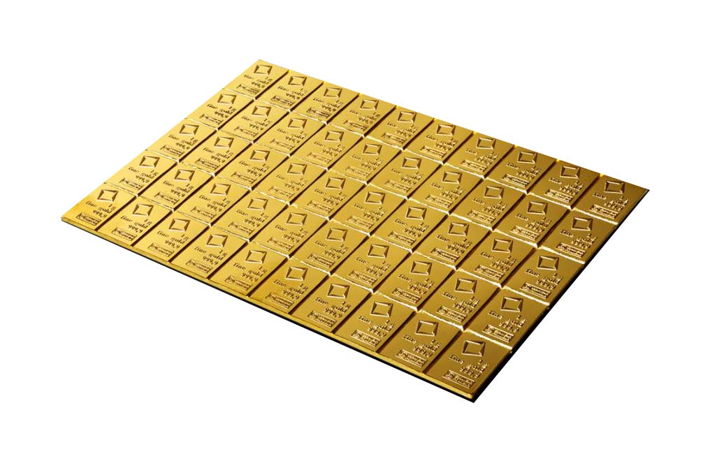Buy 50 x 1g Gold CombiBar™ - Valcambi Suisse (w/ assay), image 4