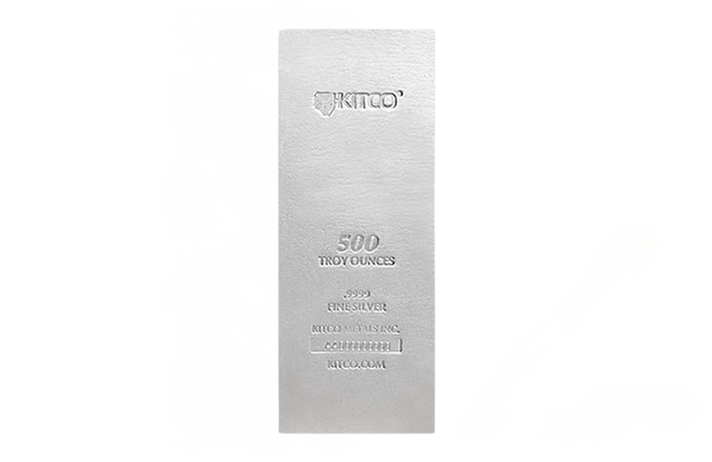 Buy 500 oz Silver Kitco Bars, image 0