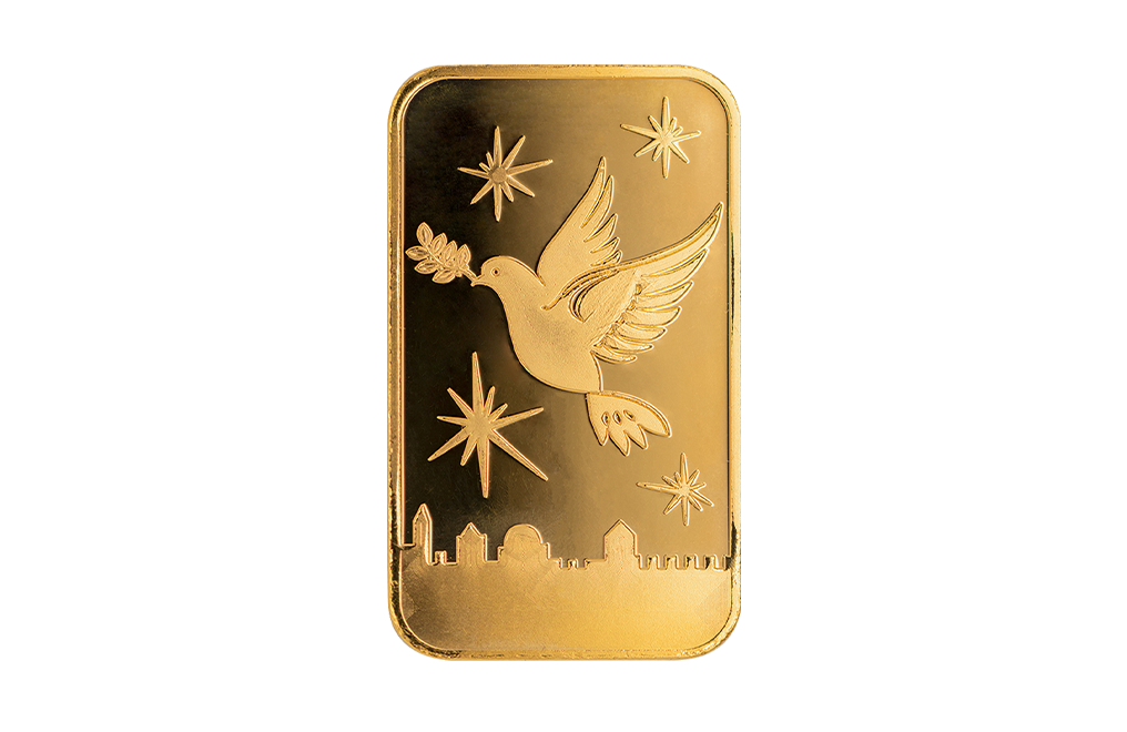 Buy 5 g Gold Dove of Peace Bar, image 0