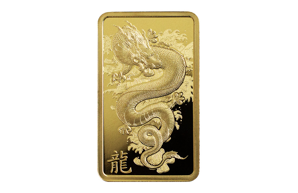Buy 5 g Gold Lunar Legends of Azure Dragon Bar (2024), image 0